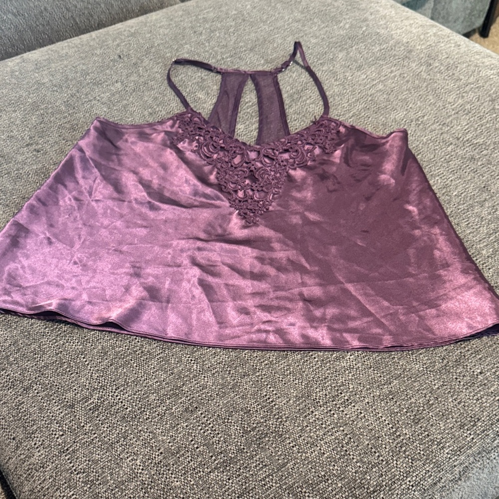 Purple Satin sleep set